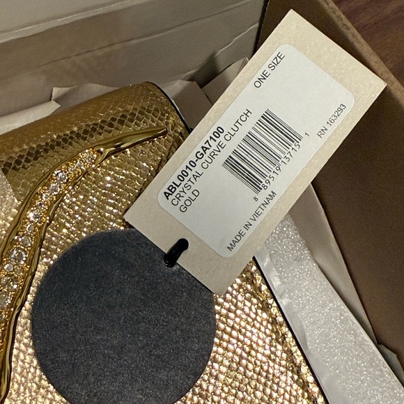 Alexis Bittar Crystal Curve Clutch (gold) - Picture 7 of 7